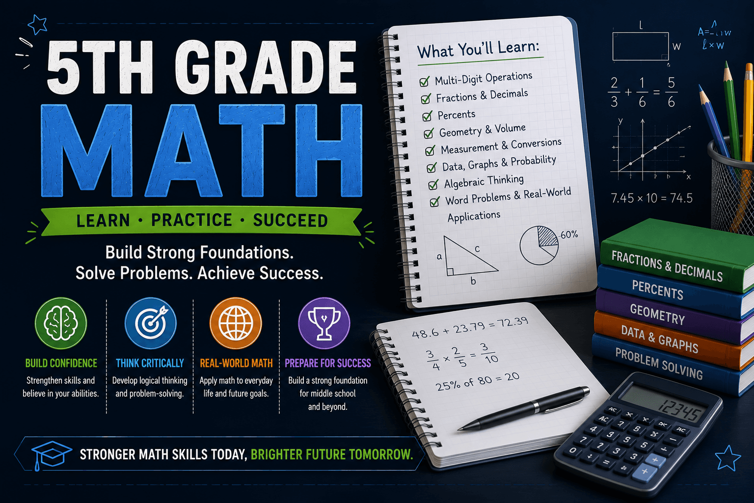 5th Grade Math, ELA, & Science - 104 Session
