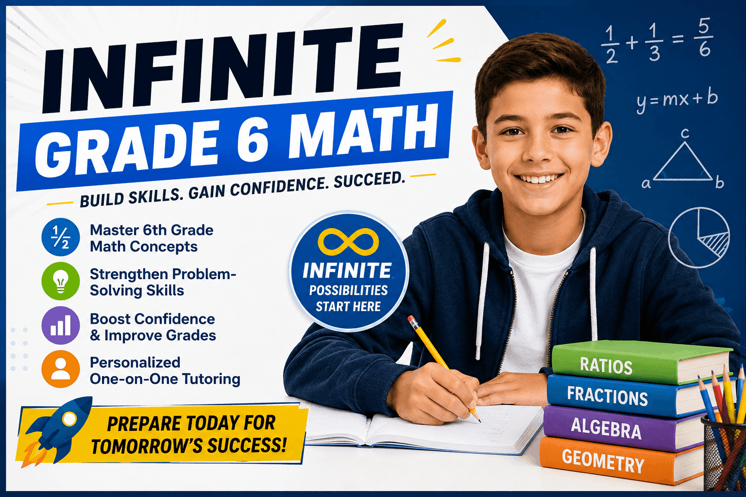 Infinite Grade 6 Math & ELA — 104 Sessions